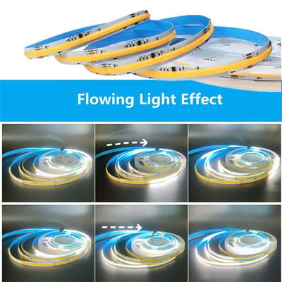 12v24v 8mm 360leds 4000K ホワイト COB SMD2835 多様なアプリケーションのためのLEDストライプライト