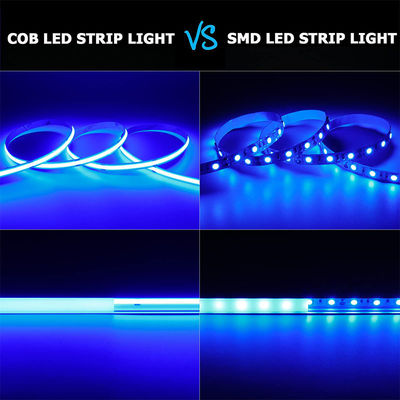 CE LVD EMC ROHS FCC REACH ERP2.0 認証 氷青 COB LED ストライプライト 8mm 幅