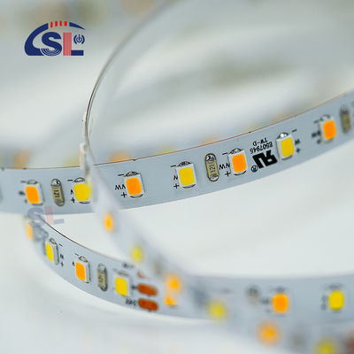 120LED 8mm 3000K-6500K CCT 柔軟な二色色 COB SMD2835 LEDストライプライト 80 Ra
