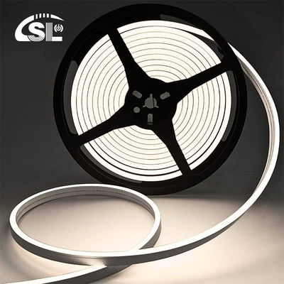 天然白色ネオンフレックス 4000K ミニ 24V 4x10mm IP65 防水 168LED/m