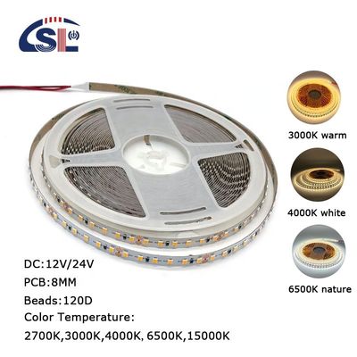 電気プレートPCB 120Ds 8mm Ra 80 3000K-6500K LEDライトストリップ