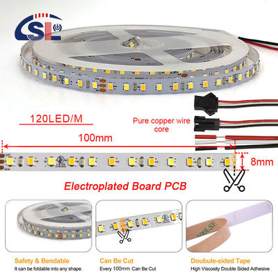 電気プレートPCB 120Ds 8mm Ra 80 3000K-6500K LEDライトストリップ