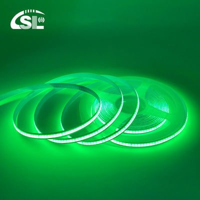 防水緑色柔軟ストライプライト 高密度 COB LED CE RoHs IP20 Ra90 8mm 幅 12V24V 320Leds