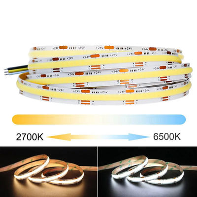 防水 カスタマイズ DC12V24V 8mm10mm 幅 3000K 6500K CCT COB LED ストライプライト