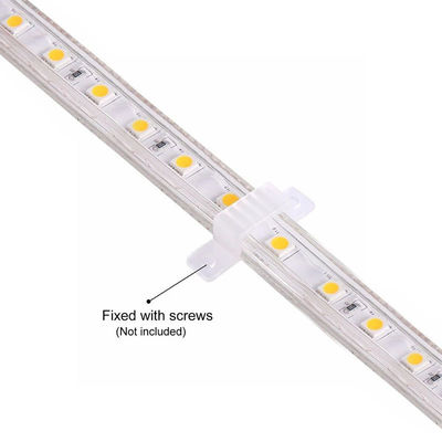 ホワイト 10mm 240leds 6500K 電子板 IP44 SMD2835 LEDストライプライト 高電圧 110v220v