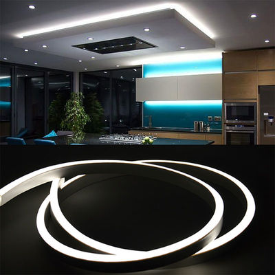 4100K クールホワイト LED ネオンフレックス 24V DC 無線 8x16mm 120LEDs/m IP65 防水