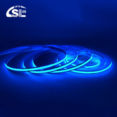 320Leds 高明るさ アイスブルー COB LED ストライプライト CE RoHs IP20 8mm 幅 12V24V