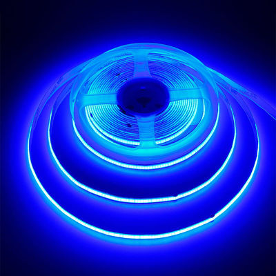 照明 高明るさ DC12V24V 480LEDs 8mm 氷-ブルー COB LEDストライプライト