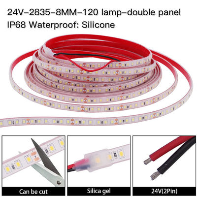 10mm 180leds 3000K IP67 切断板 SMD2835 LEDストライプライト