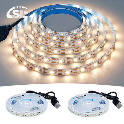 3- 120° ビームアングル 5v 120LEDs 8mm 4000K 自然 一点一切 SMD2835 LED ストライプライト
