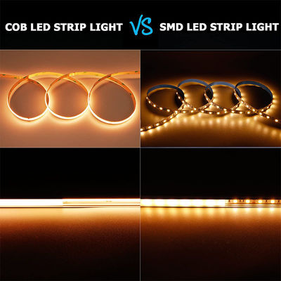 DC 24V 防水 5V 8mm 320leds 1cm ワンカット 4000K 天然柔軟なCOB LEDストライプライト