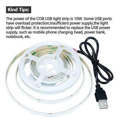 320leds 8mm 室内・室外装飾用 青色柔軟COB LEDストライプライト -20 60C