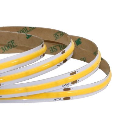 CCT COB LED ストライプライト DC12V24V 8mm10mm 幅608LEDs 3000K 6500K インドア装飾用