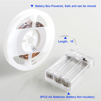IP20 評価 高明るさ 5v 8mm 120leds 6500K 白色柔軟な電板 SMD2835 LEDストライプライト