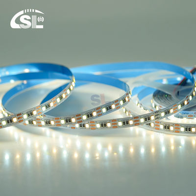 調節可能な色温 LED ストライプライト 120 LED/m 双色 8MM 防水