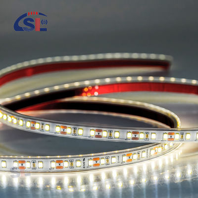 防水 IP67 12V 24V LED ストライプ ホワイト ホット ホワイト 2835 120LEDs/m 屋外庭園装飾用