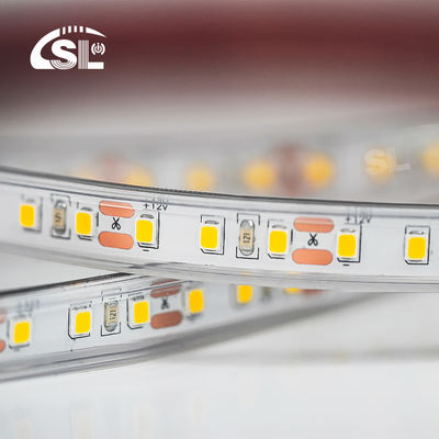 防水 IP67 12V 24V LED ストライプ ホワイト ホット ホワイト 2835 120LEDs/m 屋外庭園装飾用