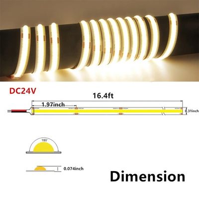 8mm10mm 480leds 6500K ホワイト COB LED ストライプライト