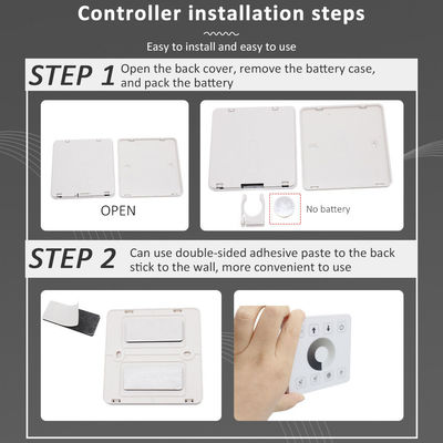 無線 RF タッチパネル モノクロム 二色灯とRGB灯用 LEDライトコントローラ