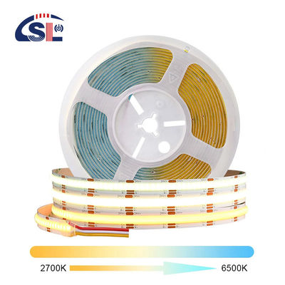 12v24v 8mm 608leds 3000K 4000K 6500K CCT電板 双色 COB LEDストライプライト
