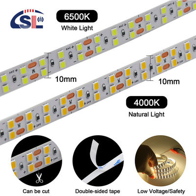 120LED ホテルの浴室用 LED ストライプ 12V 5MM 2835 ミラー ホット ホワイト