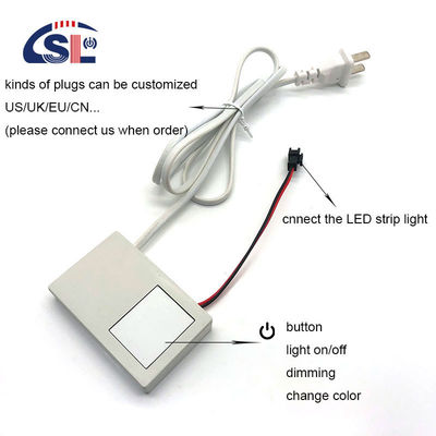 60W 12V デフォガー ワンキー ワンカラー 選択式 LED ディマー ミラー タッチセンサー スイッチ