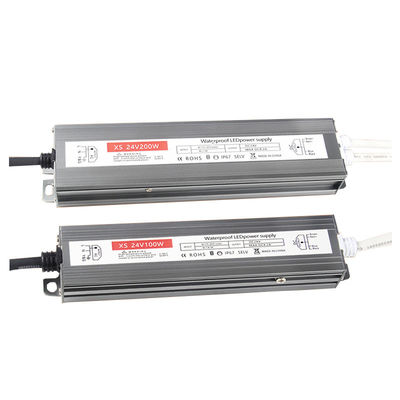 シングルアウトプット 防水LEDドライバー 60-400W AC180-264V DC 12V 24V スイッチ電源