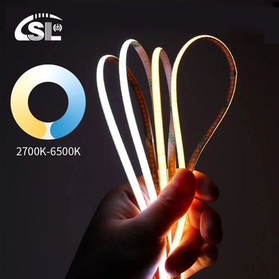 SL-COB-03208DB 8mm PCB 幅 180 度 視角 ブルー LED ライト ストライプ