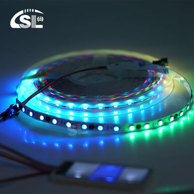 IP20 12V 60led/meter SMD 5050 10M LED RGB 浴室壁用ストライプライト