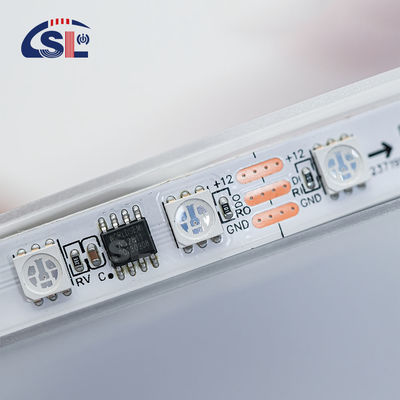 12V WS2811 60Leds マジック デジタル マルチ カラー 5050 アドレス可能な RGB LED ストライプ ピクセル ホワイト 温かい IP20 装飾コントローラ