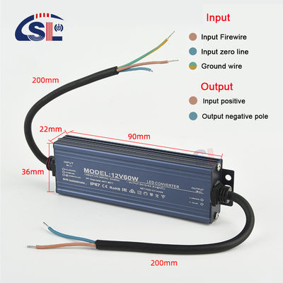 防水LEDドライバー AC/DC12V 24V 屋外照明用 36W 60W 100W 150W 200W 300W 400W