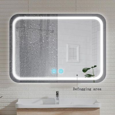 PETレンズ 素材 浴室 タッチセンサー スイッチ バニティ ディマー デフガー LED スマートミラー