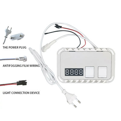スマートオートメーションデフォガー 12V 5A 60W LEDミラータッチと時間温度ディスプレイ
