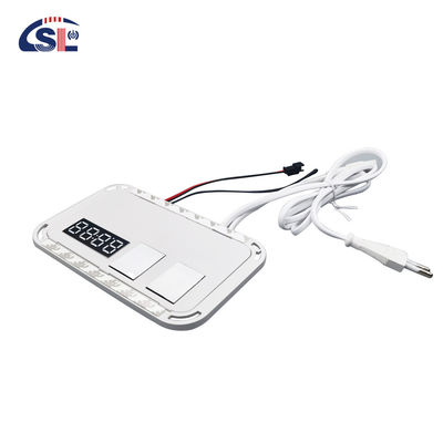 スマートタッチスイッチと時間温度ディスプレイの 12V 5A 60W LED浴室鏡