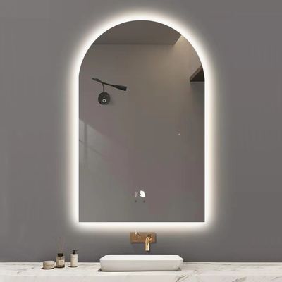 ホテル ホーム 浴室 装飾 モダンデザイン タッチスクリーン スマートミラー LEDライトとセンサースイッチ