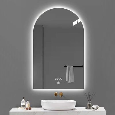 ホテル ホーム 浴室 装飾 モダンデザイン タッチスクリーン スマートミラー LEDライトとセンサースイッチ