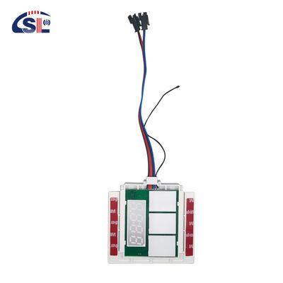 60W 時間温度ディスプレイ スリム DC12V 5A LEDライト ミラー タッチセンサー ステップレスディマースイッチ
