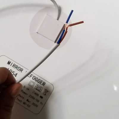 ホテル オーダーメイド 12V 24V 防水 PET 素材 防霧除霧フィルム 浴室の鏡 10-20 温度