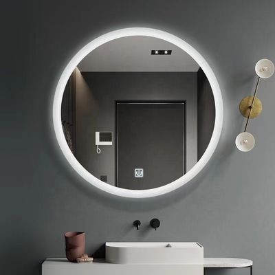 トッチスクリーン LED トイレミラー 大きいセンサースイッチと現代的なデザインスタイル