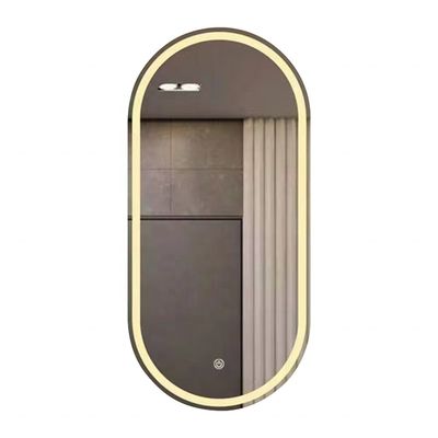 スマート LED バスルーム バニティミラー 円形風呂 トイレと銀色の明るいライト