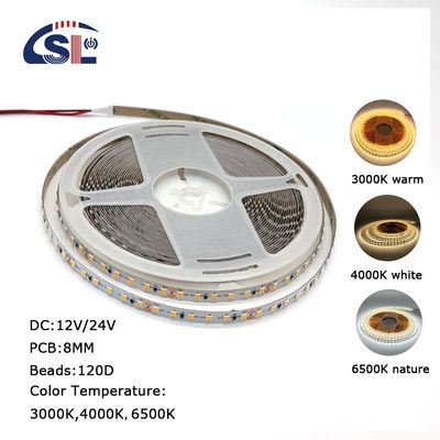 DC12V SMD2835 電気板 PCB 120Ds 5mm Ra 80 LEDライトストリップ 住宅用