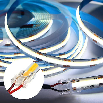 ホテルCOB ミニ LEDライトストライプワイヤ接続 2 3ピン接続 溶接なし CCT 5 8 10mm LEDストライプからストライプワイヤ接続