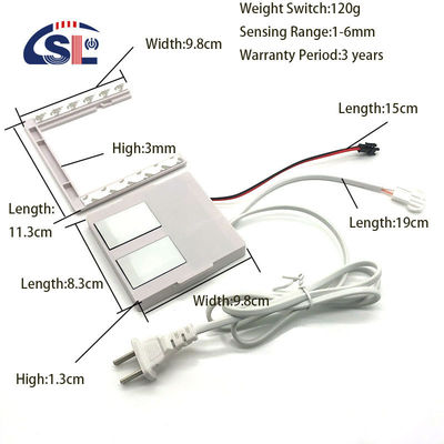 24W スマート LED ダブルタッチディミングセンサー 単色/三色制御とデムージングのための内蔵電源