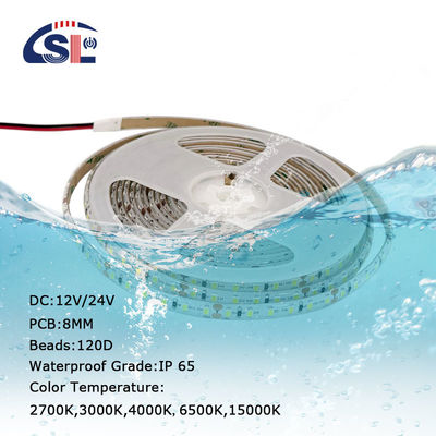 スマートミラー LEDライトストライプ 120D 8mm SMD2835と防水ドロップグリープ電板