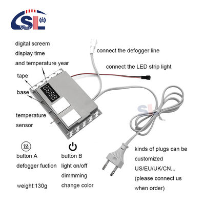 電圧 90V 250VAC ミニ 単色/三色 LED タッチセンサー スイッチ 12W/24W/36W