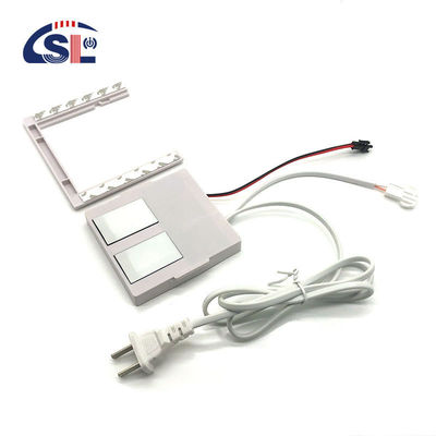 暗示レベル はい DC 12V 2A 24W スマート LED ミラー用のダブルボタンのタッチセンサースイッチ