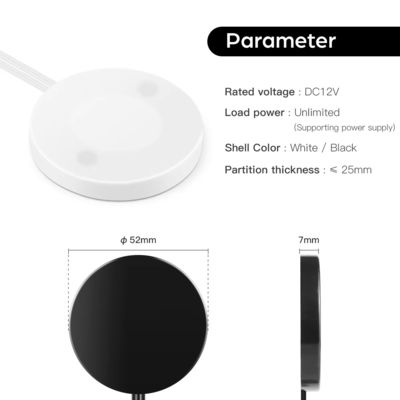 DC12V 木製板 スマート LED ディマー ハンドタッチ スイープスイッチ キャビネット DC12V出力