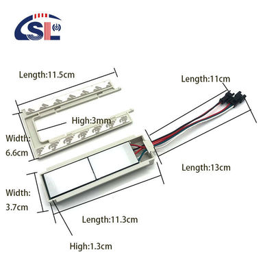 SL 12v スプリット 2 ボタン 3 カラー LED スマートデフォガー タッチスイッチセンサー 11.8cm*6.6cm*1.3cm