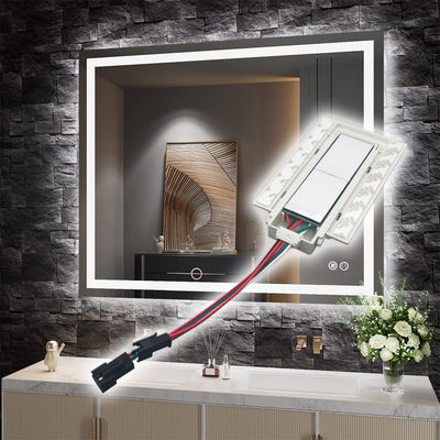 SL 12v スプリット 2 ボタン 3 カラー LED スマートデフォガー タッチスイッチセンサー 11.8cm*6.6cm*1.3cm