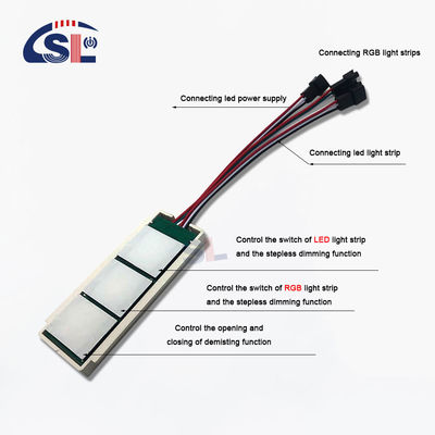 動作電圧 AC110V/220V スマート 3 キーのステップレスタッチセンサー制御スイッチ